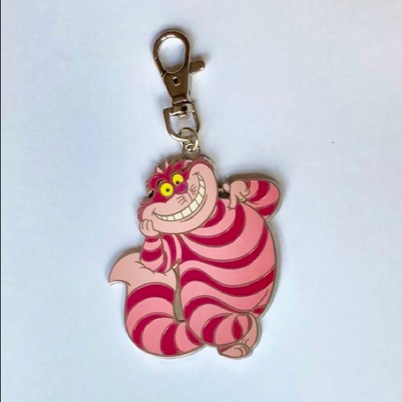 Alice in wonderland Cheshire cat Disney parks keychain